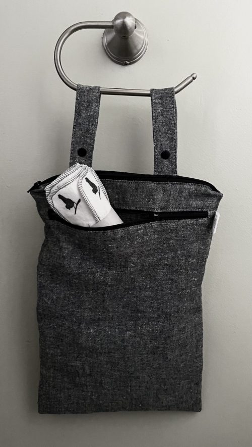 Starter Wipe Kit- Organic Cotton Wipes & Bag - Image 4