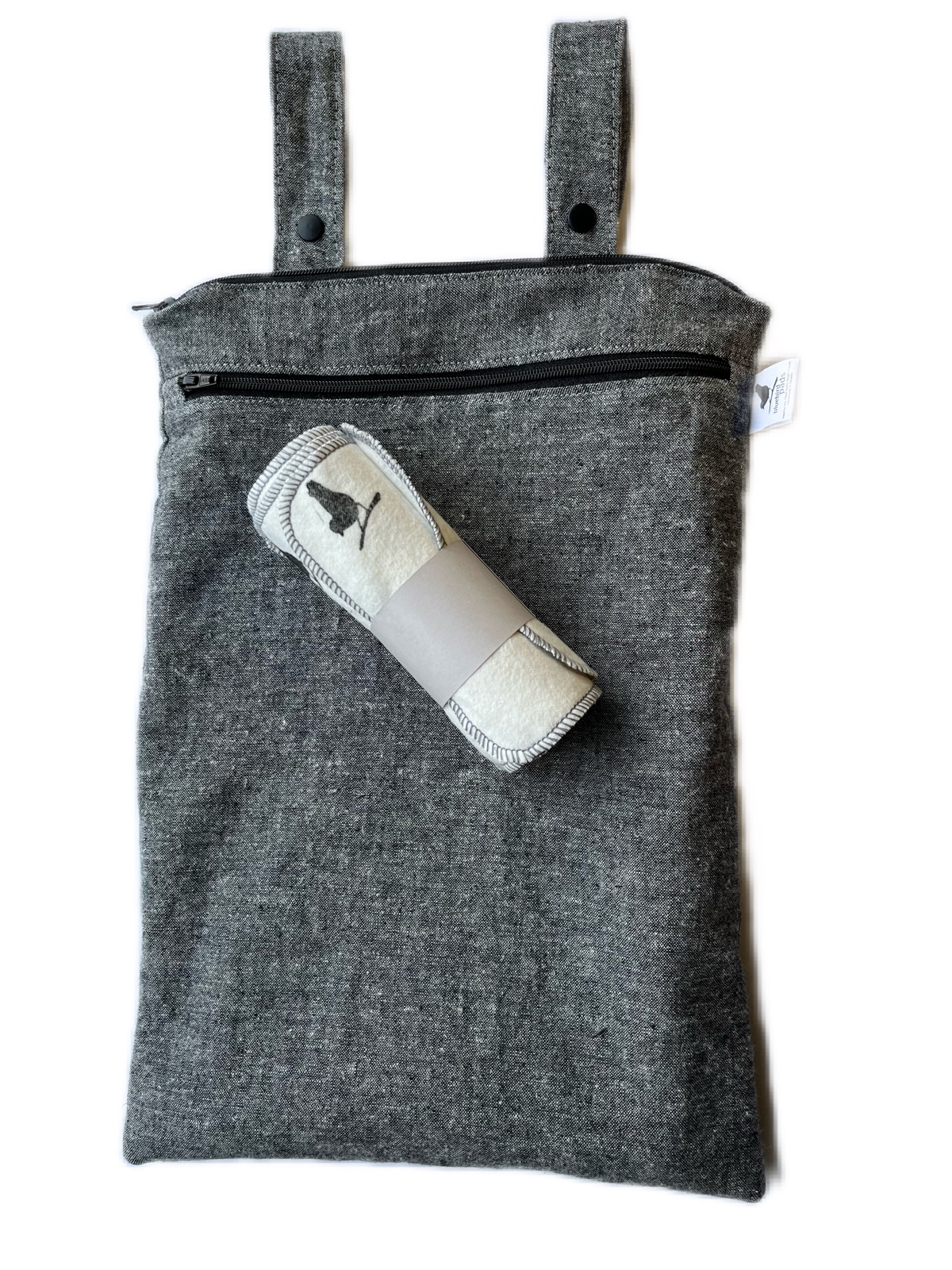 Starter Wipe Kit- Organic Cotton Wipes & Bag