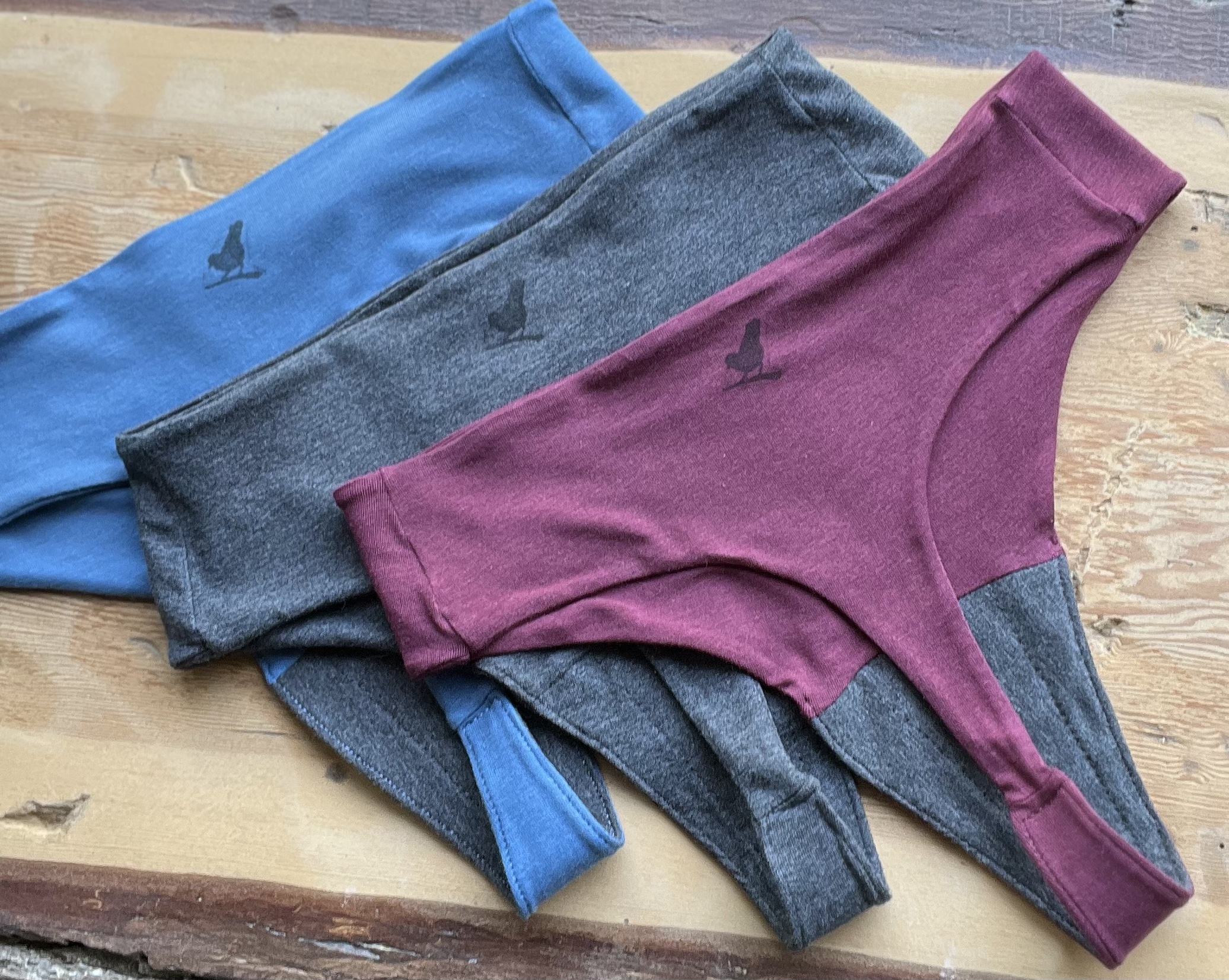 Thong Style Organic Cotton Period Underwear - Canada & USA