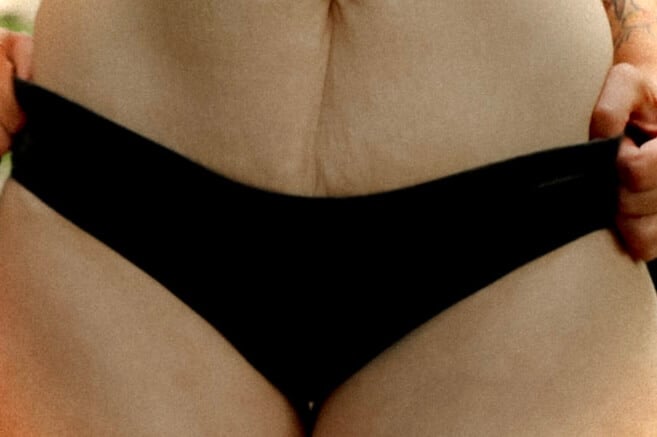 Front of Organic Cotton Period Underwear