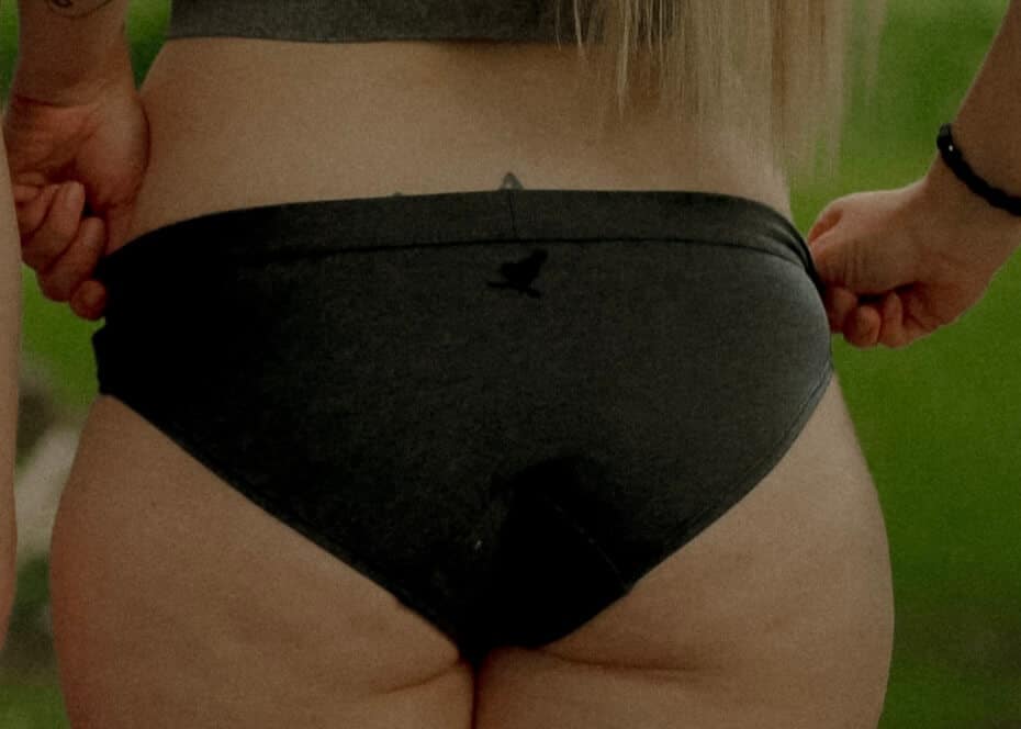 Back of Organic Period Underwear